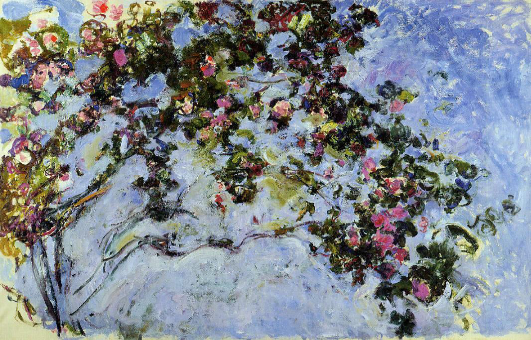 Claude Oscar Monet The Rose Bush - Hand Painted Oil Painting