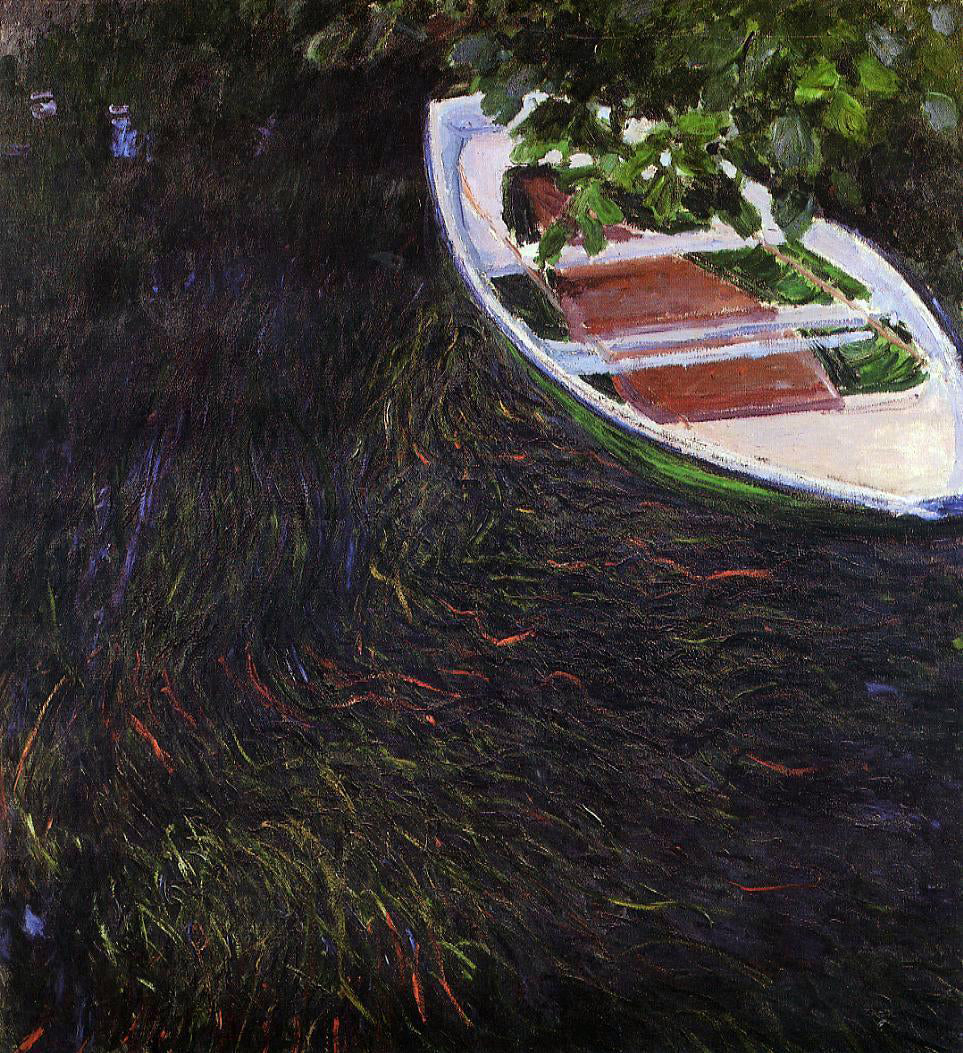Claude Oscar Monet The Row Boat - Hand Painted Oil Painting