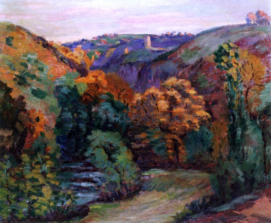 Armand Guillaumin The Ruins of the Chateau at Crozant - Hand Painted Oil Painting