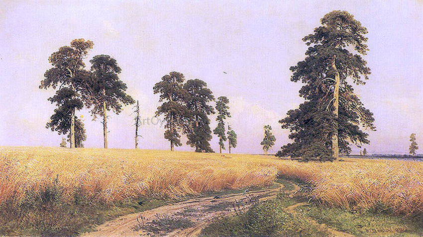 Ivan Ivanovich Shishkin The Rye Field, 1878 - Hand Painted Oil Painting