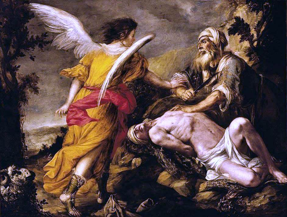 Juan De Valdes Leal The Sacrifice of Isaac - Hand Painted Oil Painting