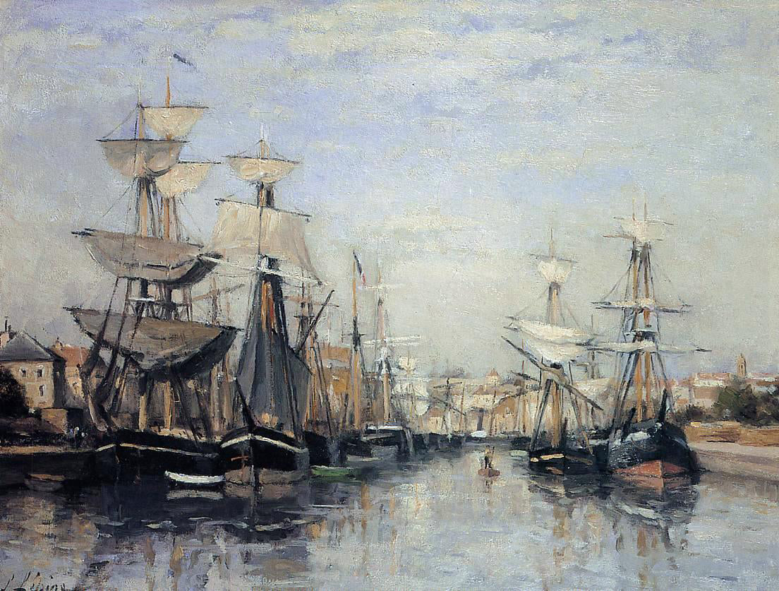 Stanislas Lepine The Saint Pierre Basin - Hand Painted Oil Painting