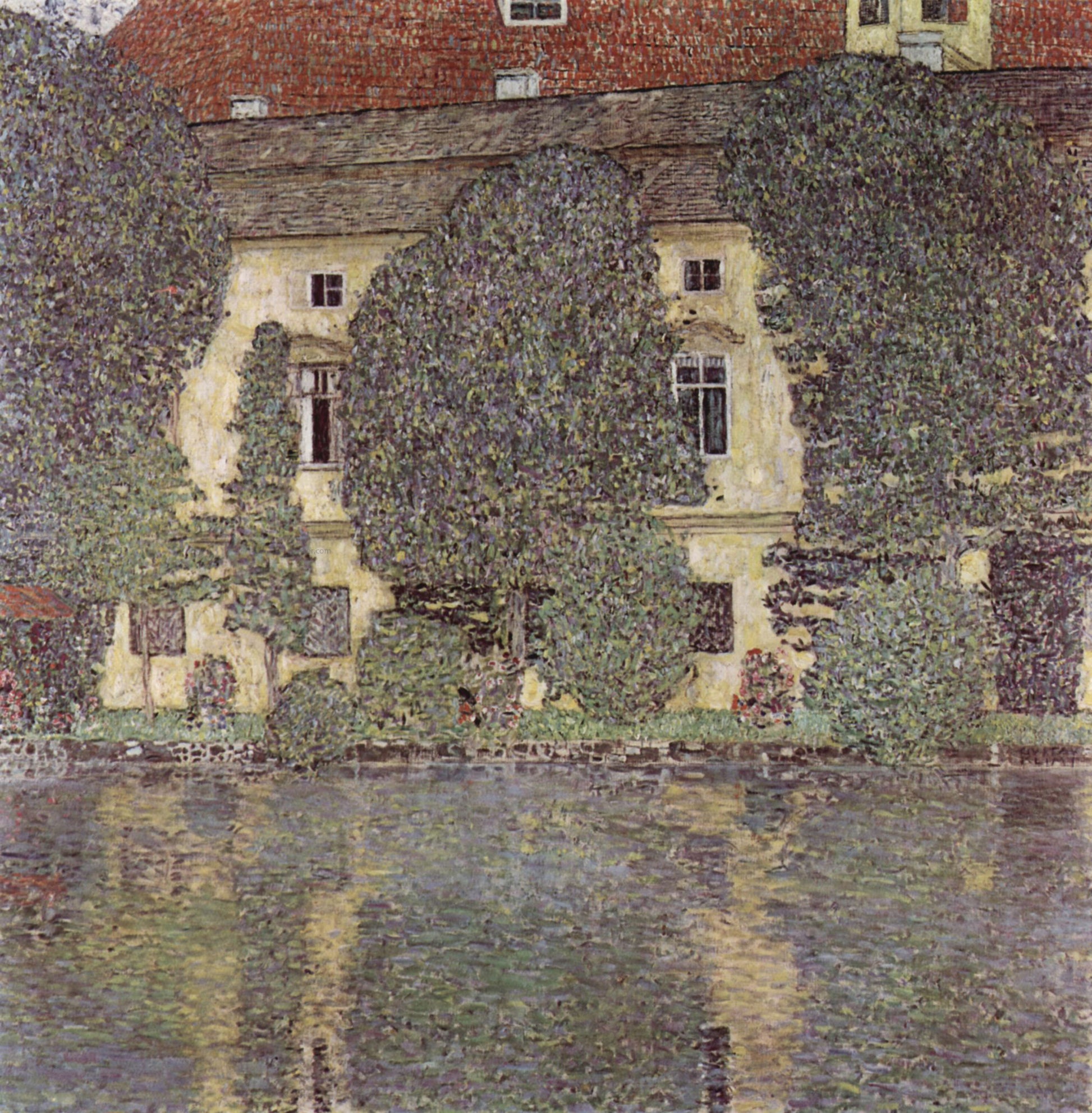  Gustav Klimt The Schloss Kammer on the Attersee III - Hand Painted Oil Painting