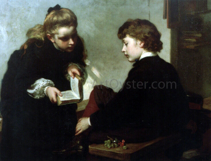 James Sant The Schoolmasters' Daughter - Hand Painted Oil Painting