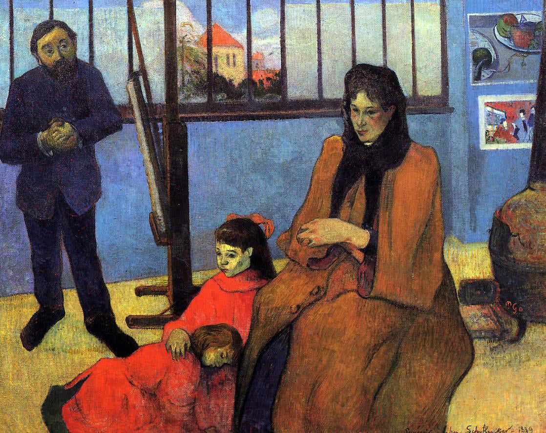 Paul Gauguin The Schuffenecker Family - Hand Painted Oil Painting