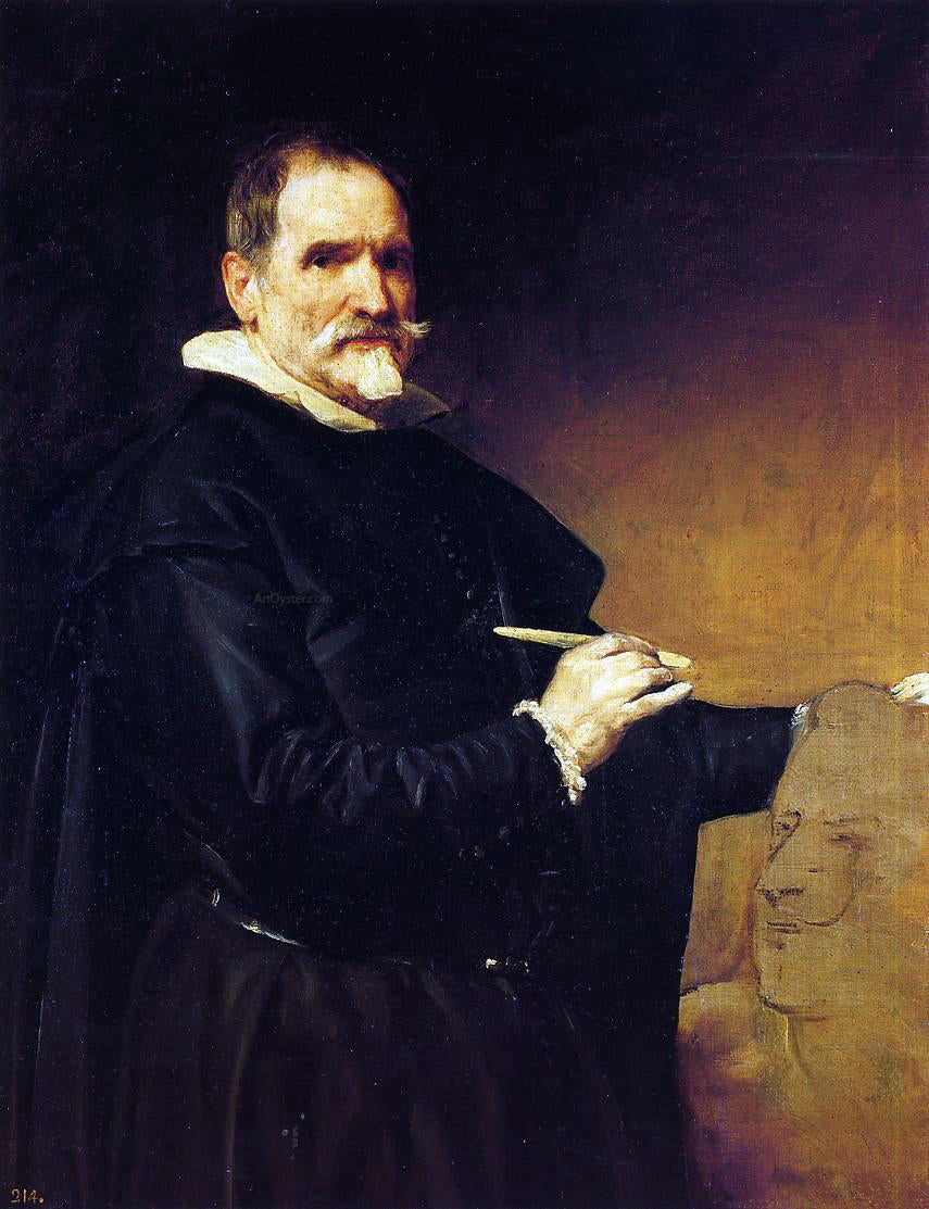 Diego Velazquez The Sculptor Martinez Montanas - Hand Painted Oil Painting