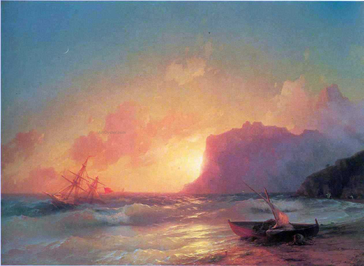 Ivan Constantinovich Aivazovsky The Sea. Koktebel - Hand Painted Oil Painting