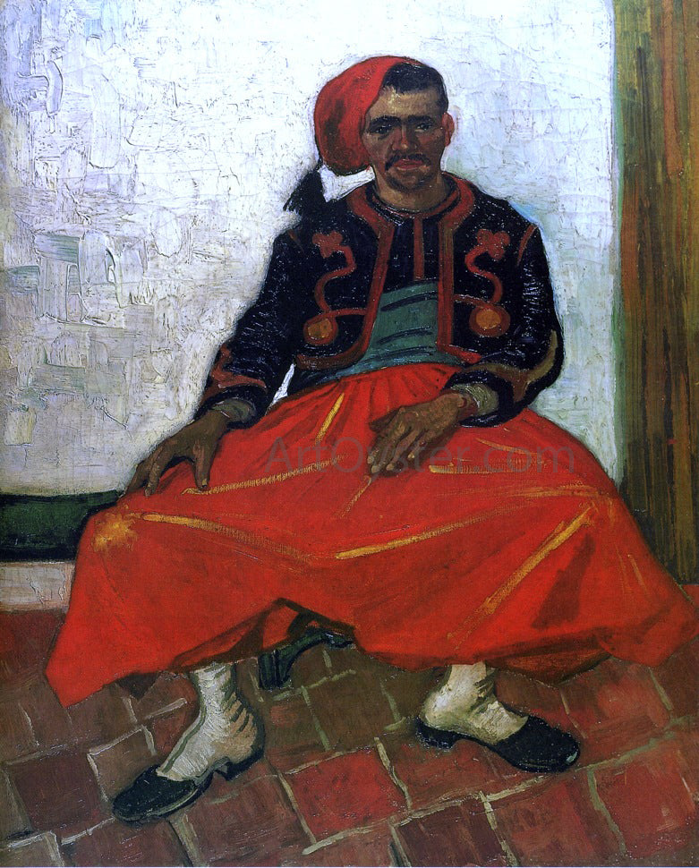 Vincent Van Gogh The Seated Zouave - Hand Painted Oil Painting