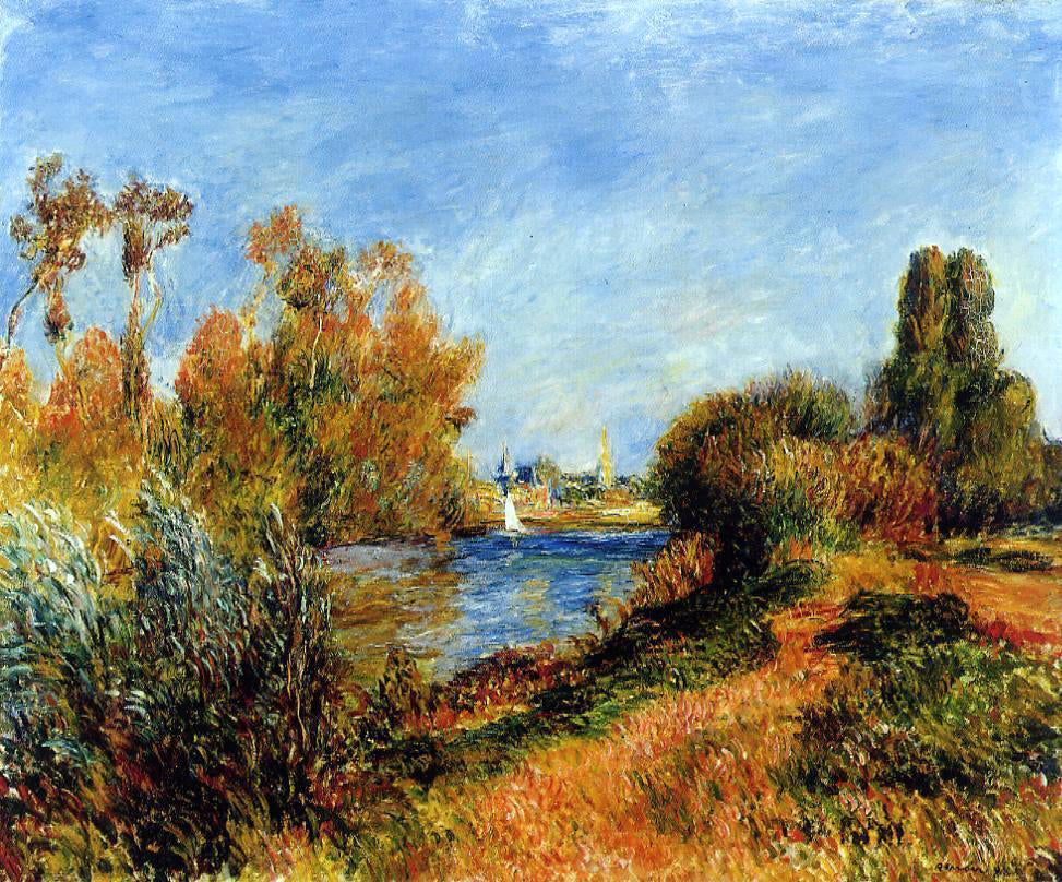 Pierre Auguste Renoir The Seine at Argenteuil - Hand Painted Oil Painting