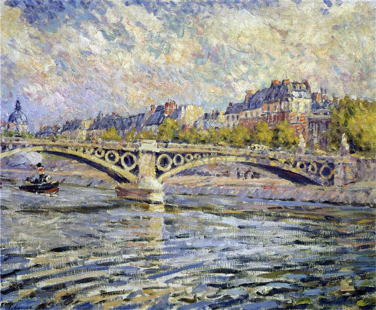 Henri Lebasque The Seine at Paris - Hand Painted Oil Painting