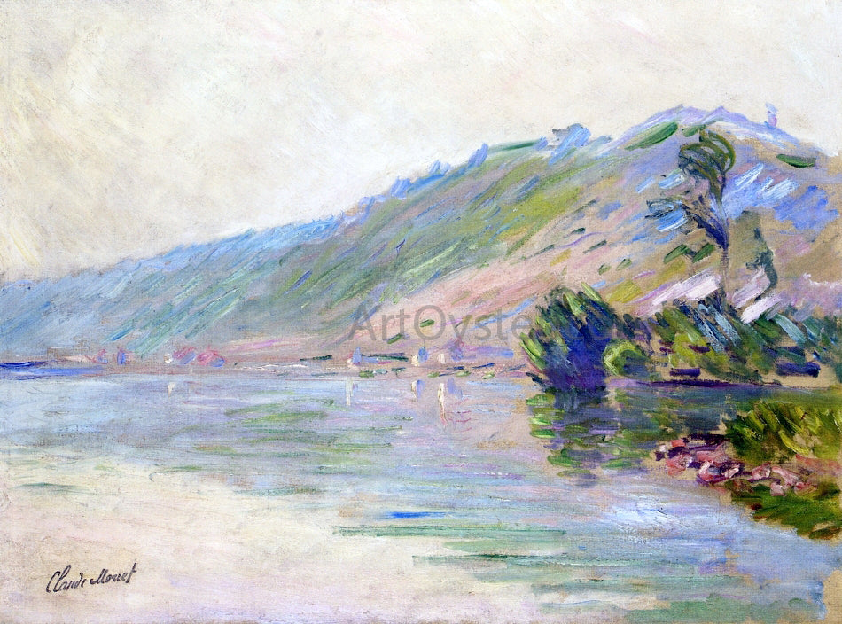 Claude Oscar Monet The Seine at Port-Villes, Clear Weather - Hand Painted Oil Painting