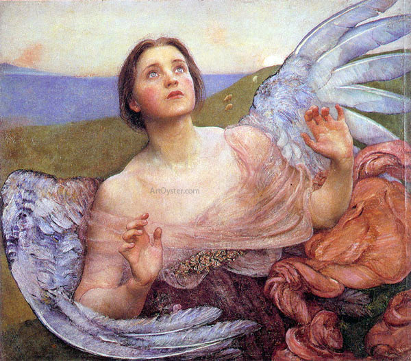 Annie Swynnerton The Sense of Sight - Hand Painted Oil Painting