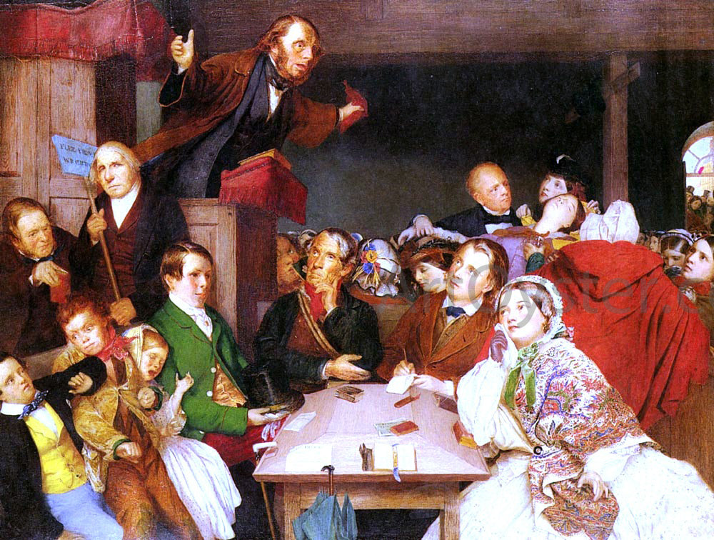 John Stirling The Sermon - Hand Painted Oil Painting