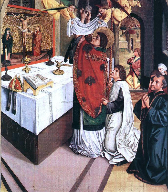 Unknown Hungarian Painters The Sermon of Saint Martin - Hand Painted Oil Painting