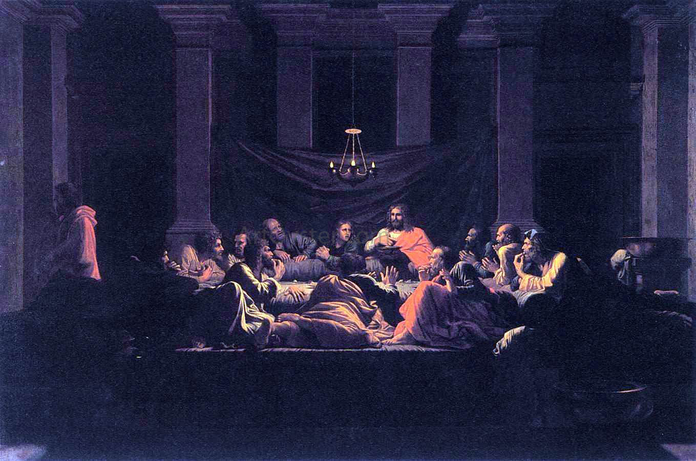 Nicolas Poussin The Seven Sacraments: Eucharist - Hand Painted Oil Painting