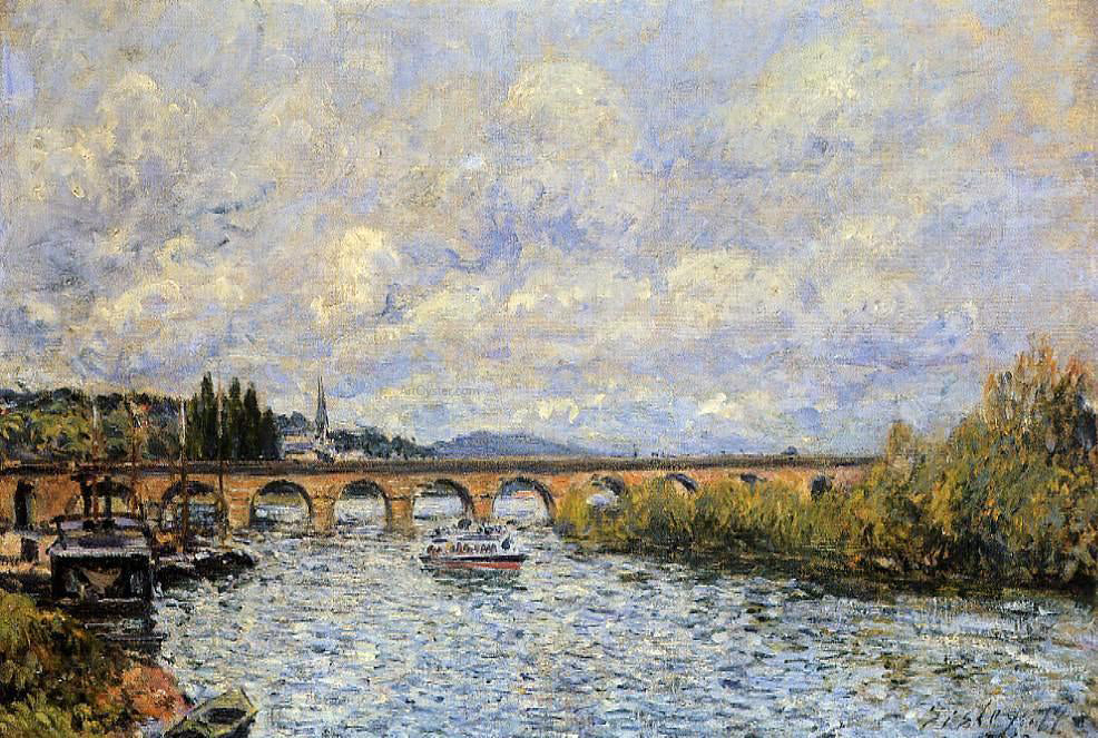 Alfred Sisley The Sevres Bridge - Hand Painted Oil Painting