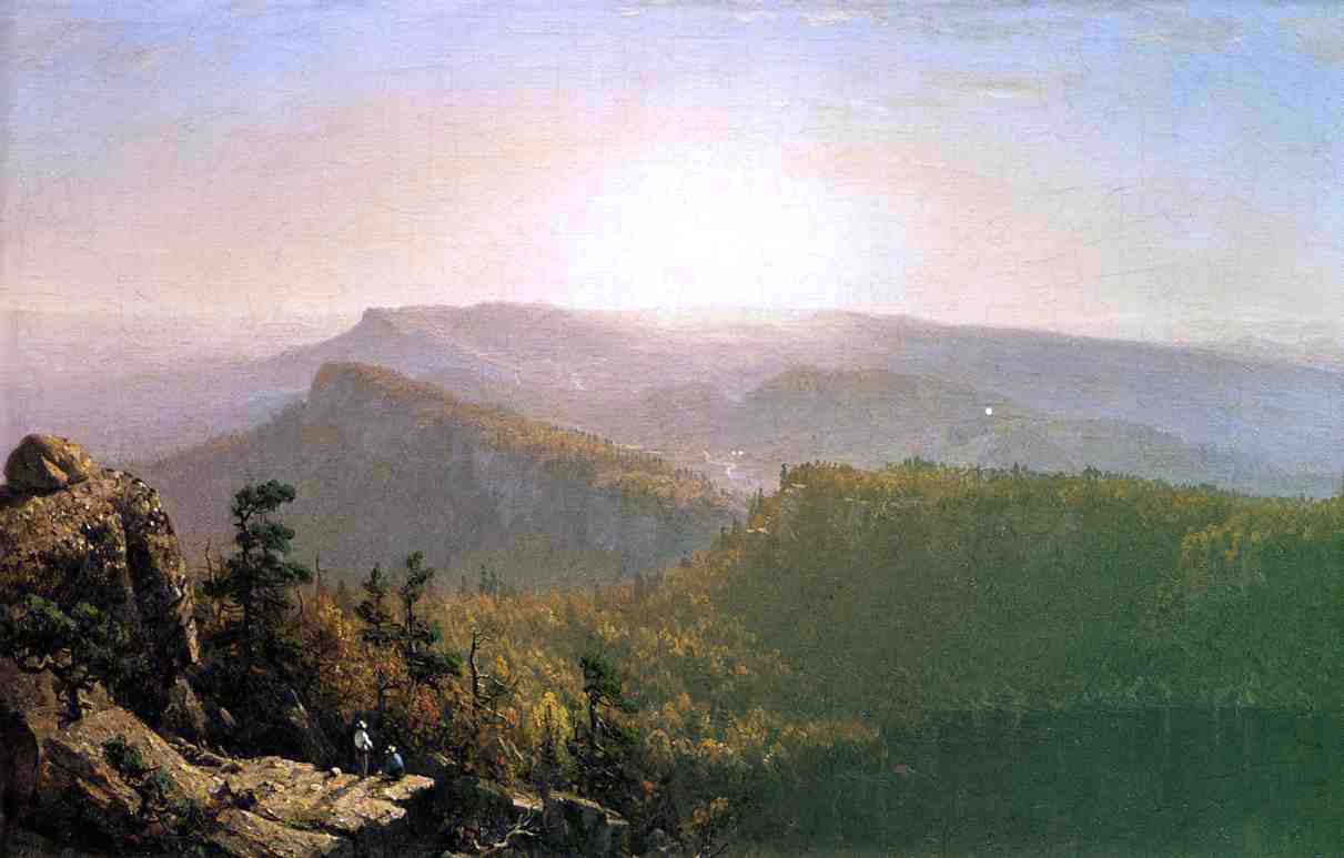 Sanford Robinson Gifford The Shawangunk Mountains - Hand Painted Oil Painting