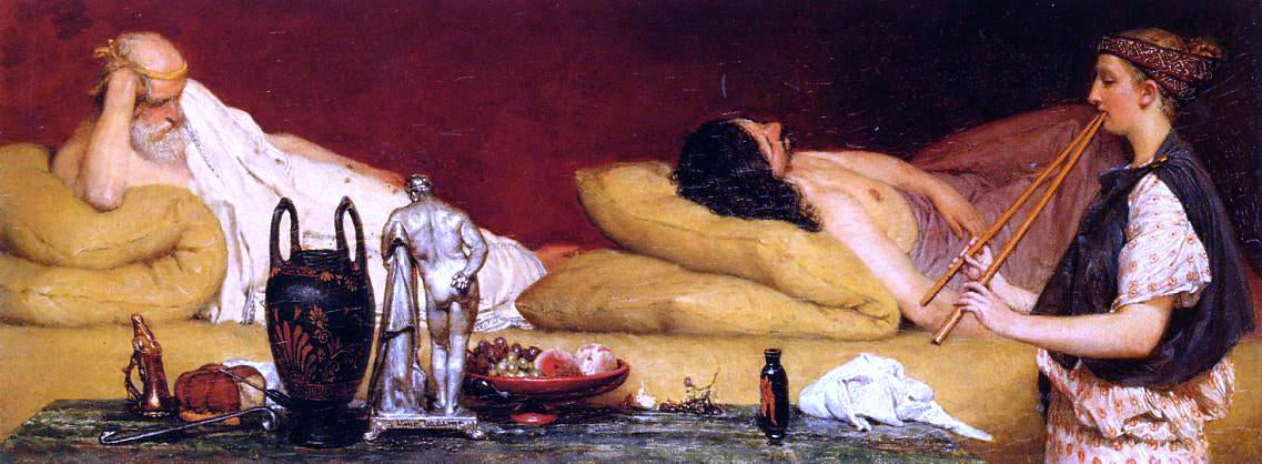 Sir Lawrence Alma-Tadema The Siesta - Hand Painted Oil Painting