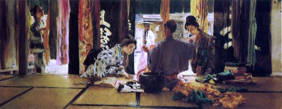  Robert Frederick Blum The Silk Merchant - Hand Painted Oil Painting