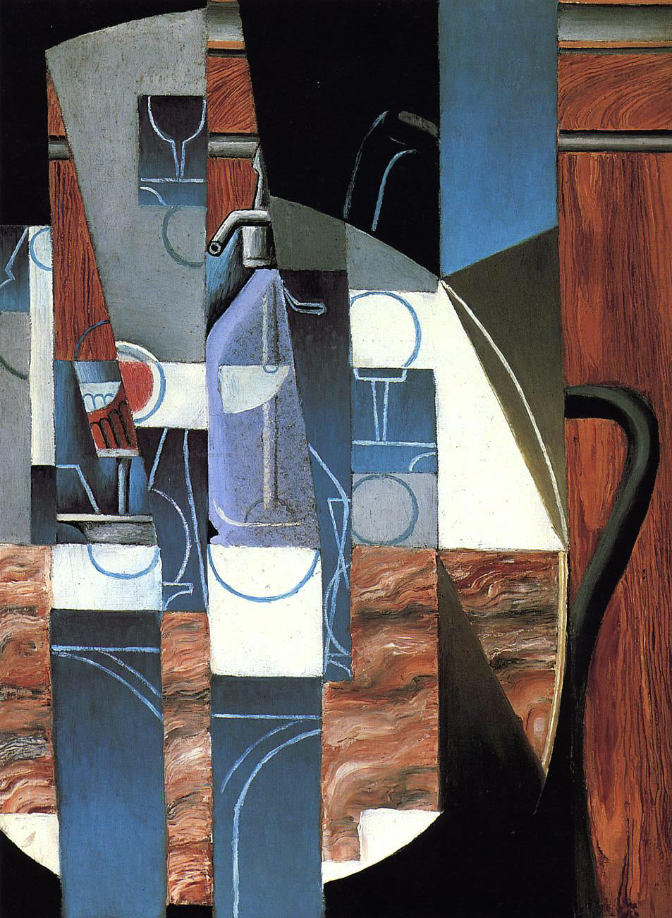 Juan Gris The Siphon - Hand Painted Oil Painting