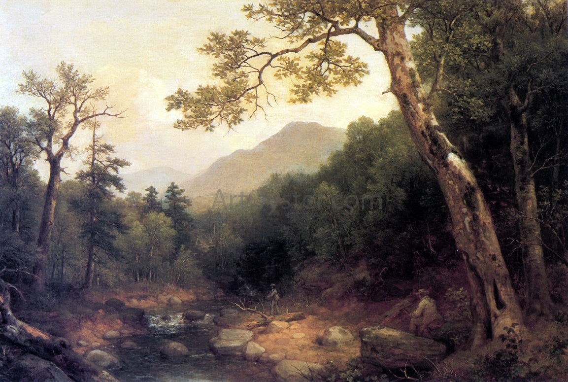 Asher Brown Durand The Sketcher - Hand Painted Oil Painting