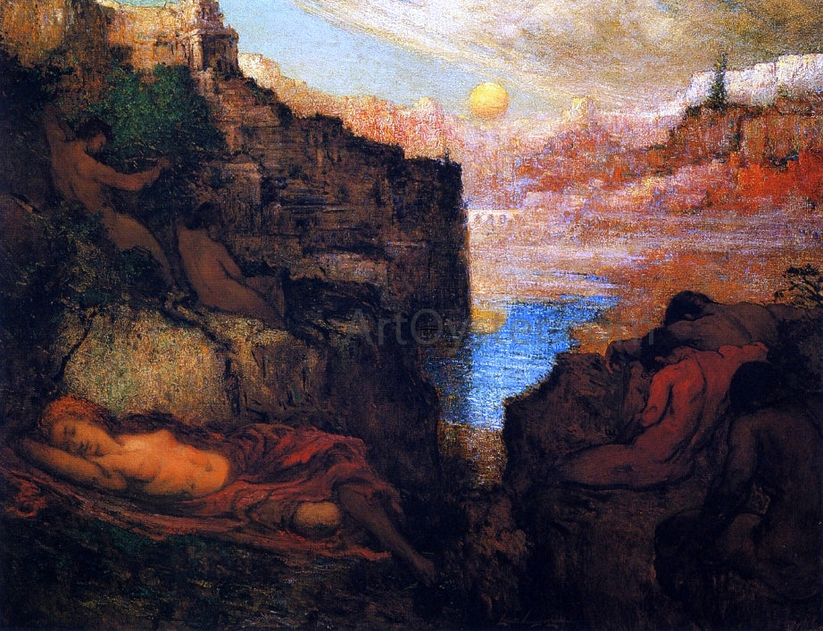 Elliott Dangerfield The Sleepers - Hand Painted Oil Painting