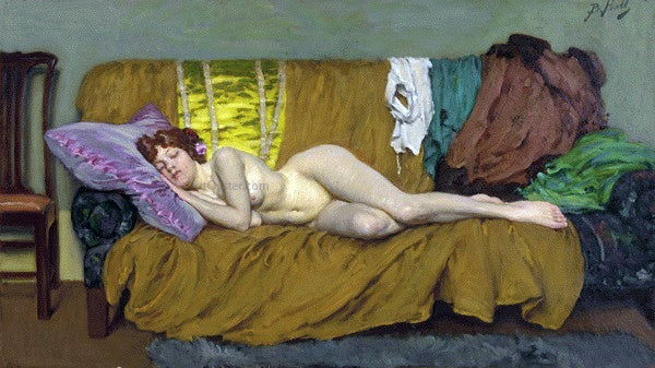Lindsey Bernard Hall The Sleeping Beauty - Hand Painted Oil Painting