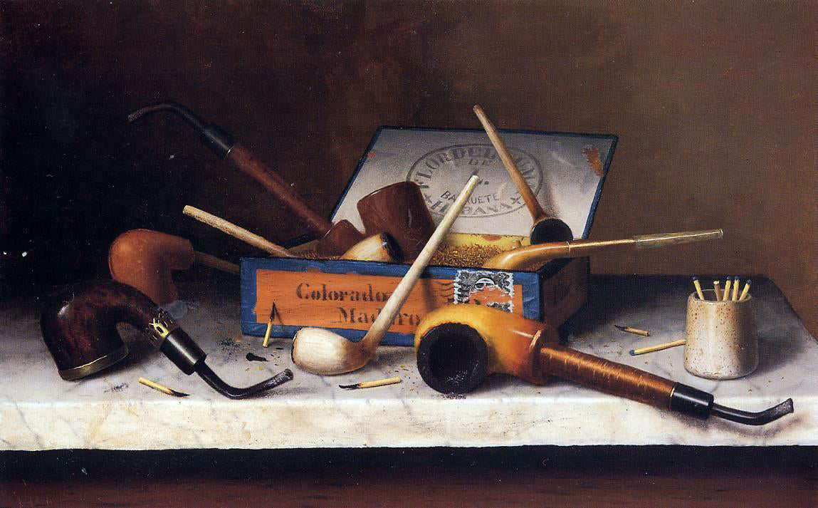 William Michael Harnett The Social Club - Hand Painted Oil Painting