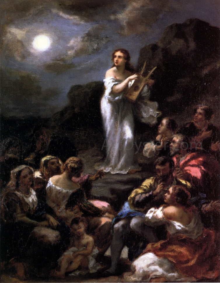 Narcisse Virgilio Diaz De la Pena The Song of Deborah - Hand Painted Oil Painting