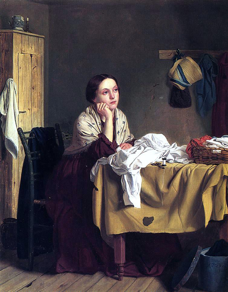 John Thomas Peele The Song of the Shirt - Hand Painted Oil Painting