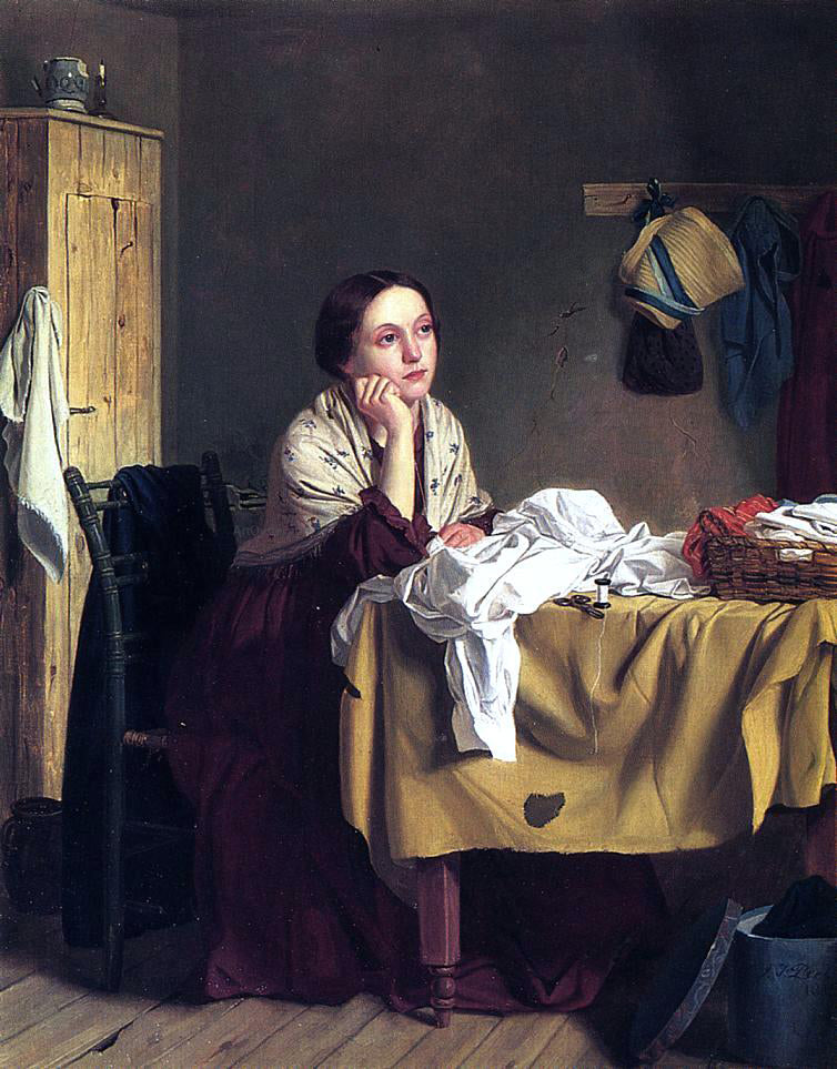 John Thomas Peele The Song of the Shirt - Hand Painted Oil Painting