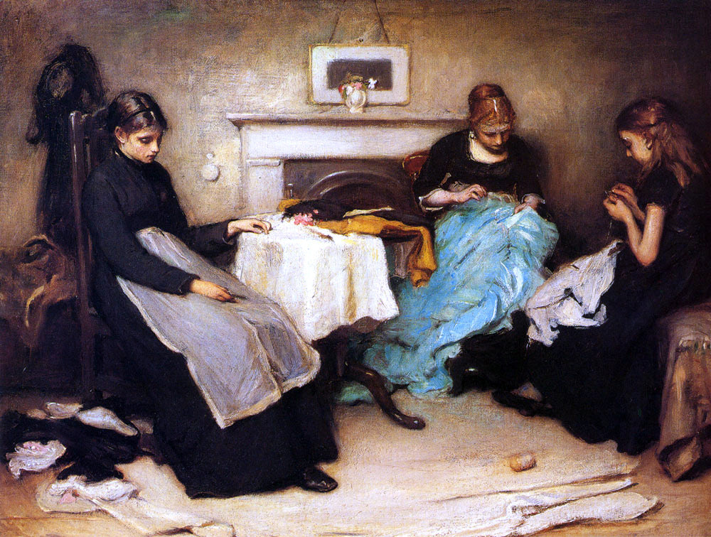 Frank Holl The Song of the Shirt - Hand Painted Oil Painting