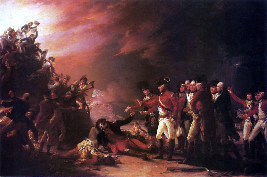 John Trumbull The Sortie Made by the Garrison of Gibralter - Hand Painted Oil Painting