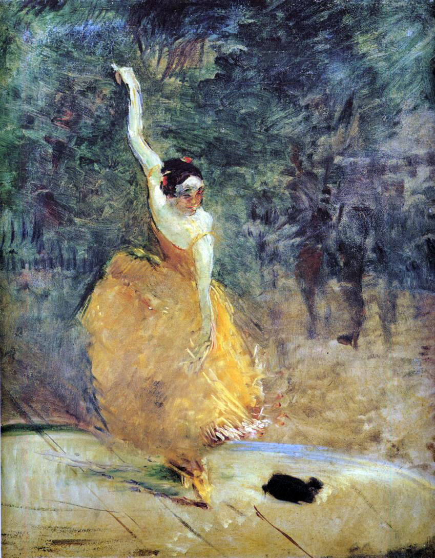 Henri De Toulouse-Lautrec The Spanish Dancer - Hand Painted Oil Painting