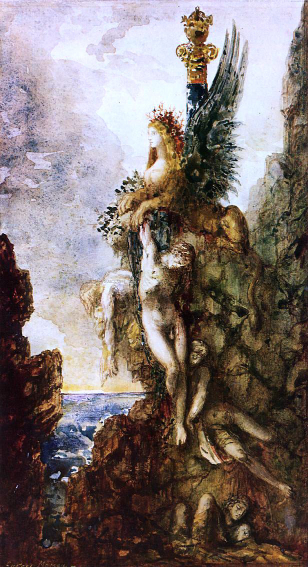  Gustave Moreau The Sphinx - Hand Painted Oil Painting