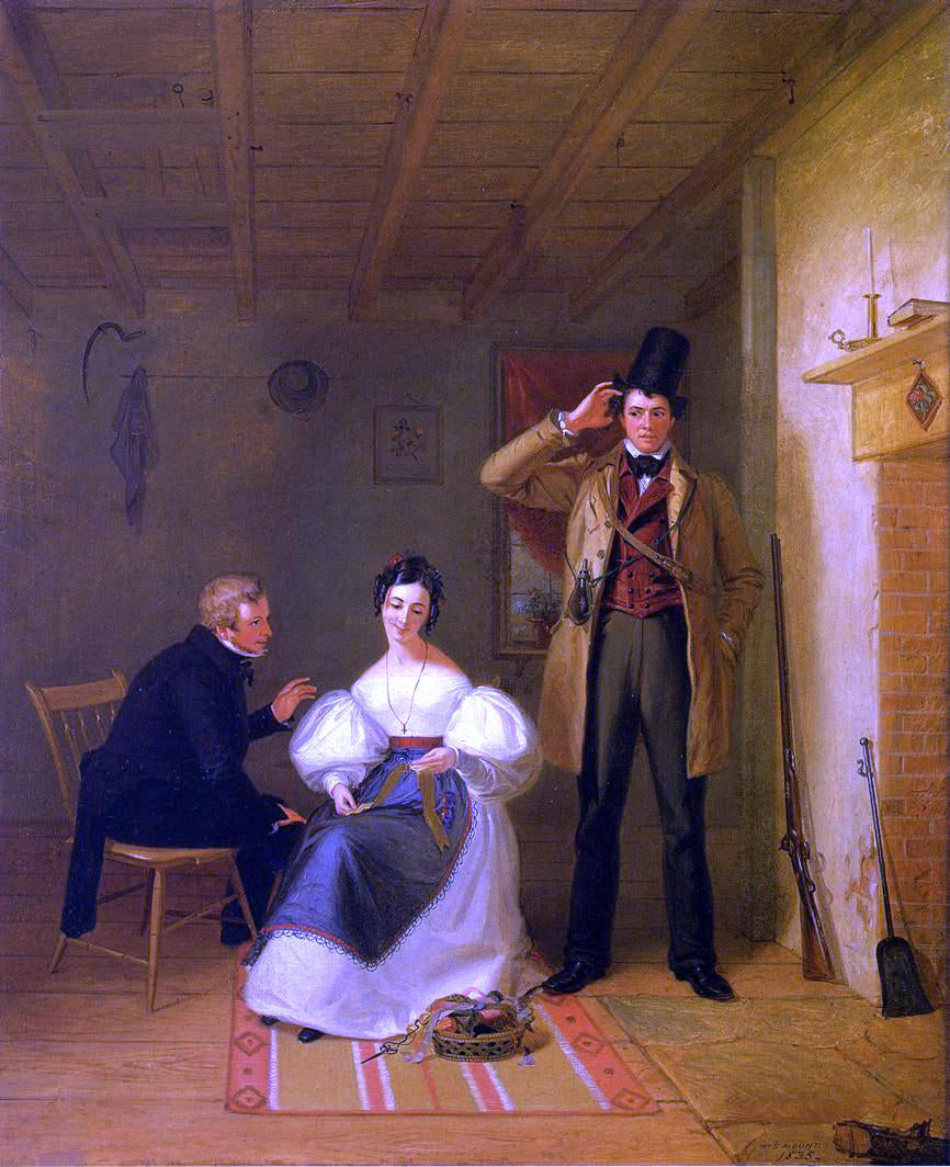 William Sidney Mount The Sportsman's Last Visit - Hand Painted Oil Painting