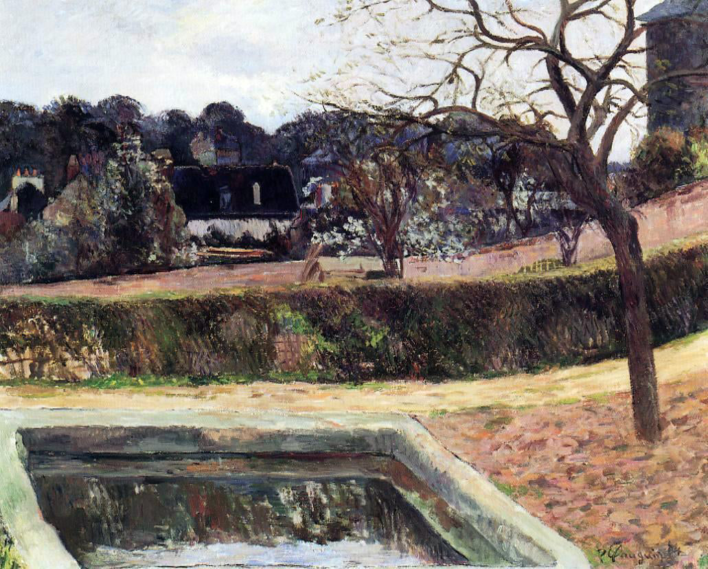  Paul Gauguin The Square Basin (also known as Pond) - Hand Painted Oil Painting