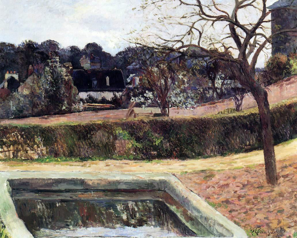 Paul Gauguin The Square Basin (also known as Pond) - Hand Painted Oil Painting