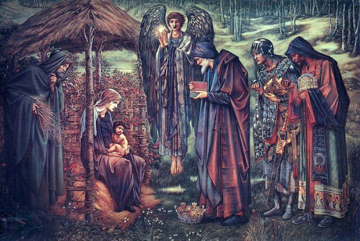 Sir Edward Burne-Jones The Star of Bethlehem - Hand Painted Oil Painting