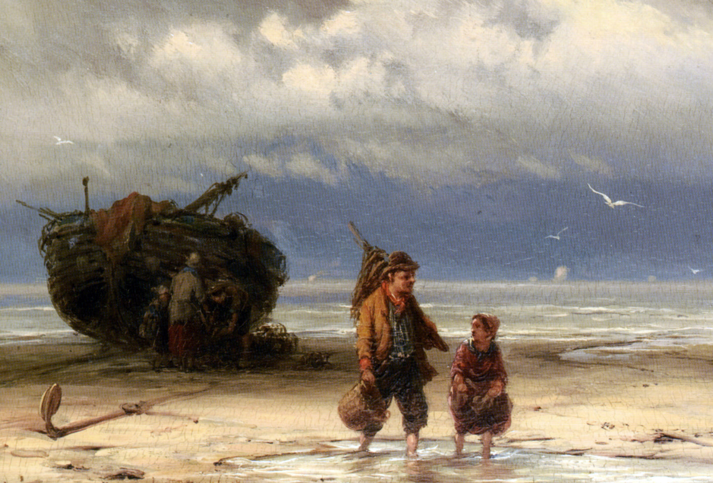 Johannes Hermanus Koekkoek The Start of the Day - Hand Painted Oil Painting