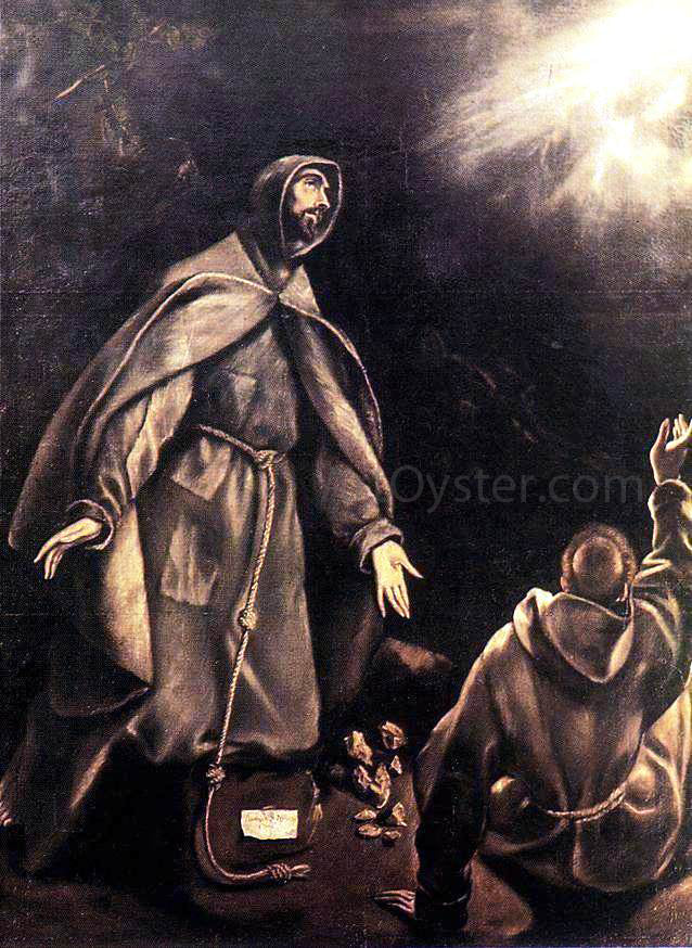 El Greco The Stigmatization of St Francis - Hand Painted Oil Painting