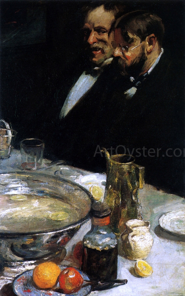 Charles Webster Hawthorne The Story (also known as Pleasures of the Table) - Hand Painted Oil Painting