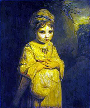 Sir Joshua Reynolds The Strawberry Girl - Hand Painted Oil Painting