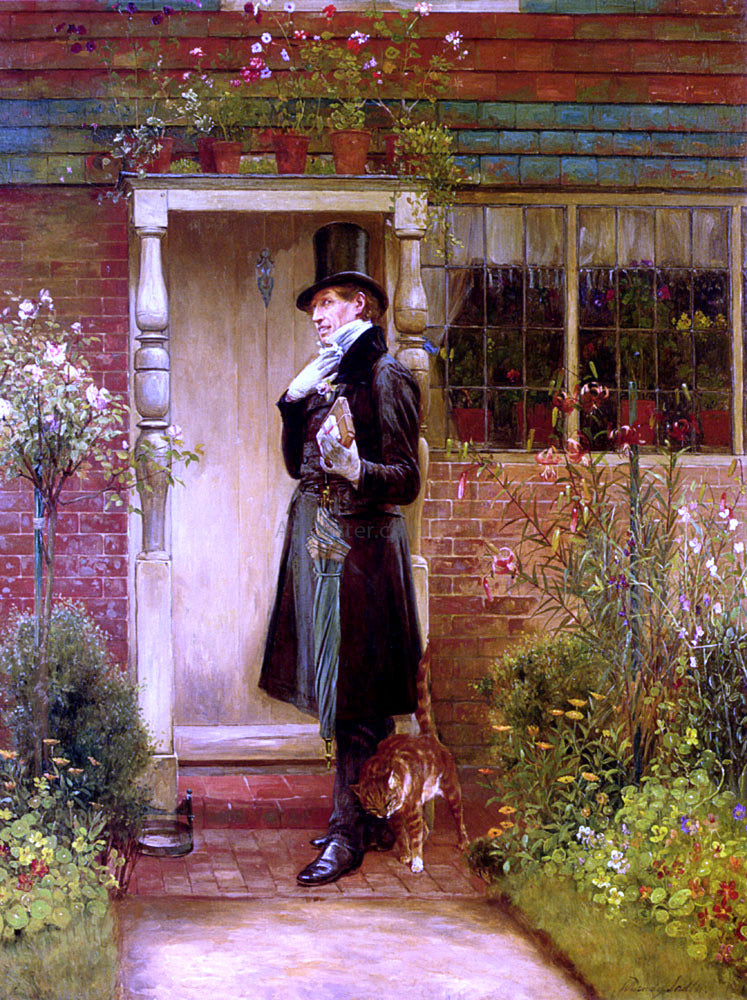 Walter Dendy Sadler The Suitor - Hand Painted Oil Painting