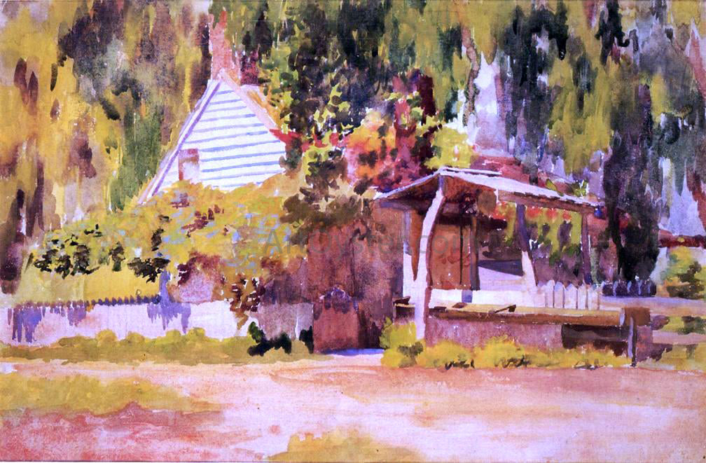 Thomas Pollock Anschutz The Summer House - Hand Painted Oil Painting