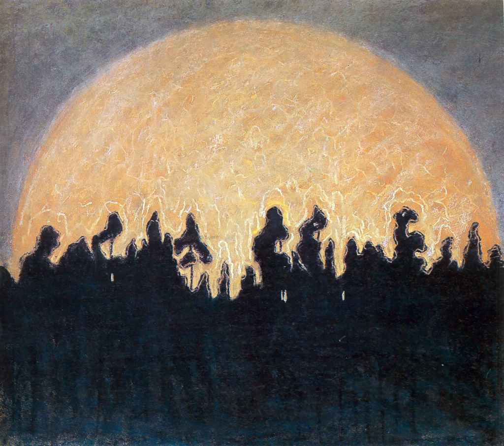 Mikalojus Ciurlionis The Sun - Hand Painted Oil Painting