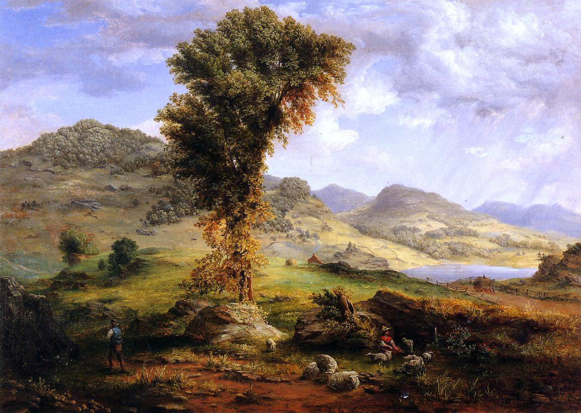 George Inness The Sun Shower - Hand Painted Oil Painting