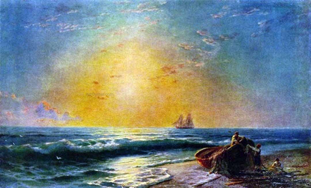 Ivan Constantinovich Aivazovsky The Sunrize - Hand Painted Oil Painting