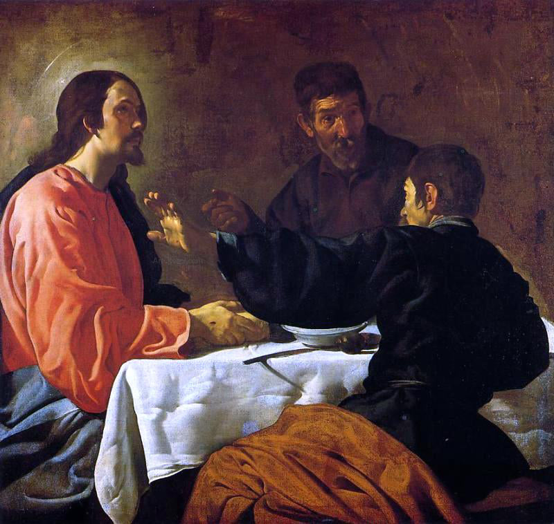 Diego Velazquez The Supper at Emmaus - Hand Painted Oil Painting