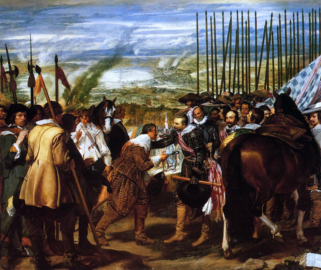 Diego Velazquez The Surrender of Breda (also known as The Lances) - Hand Painted Oil Painting